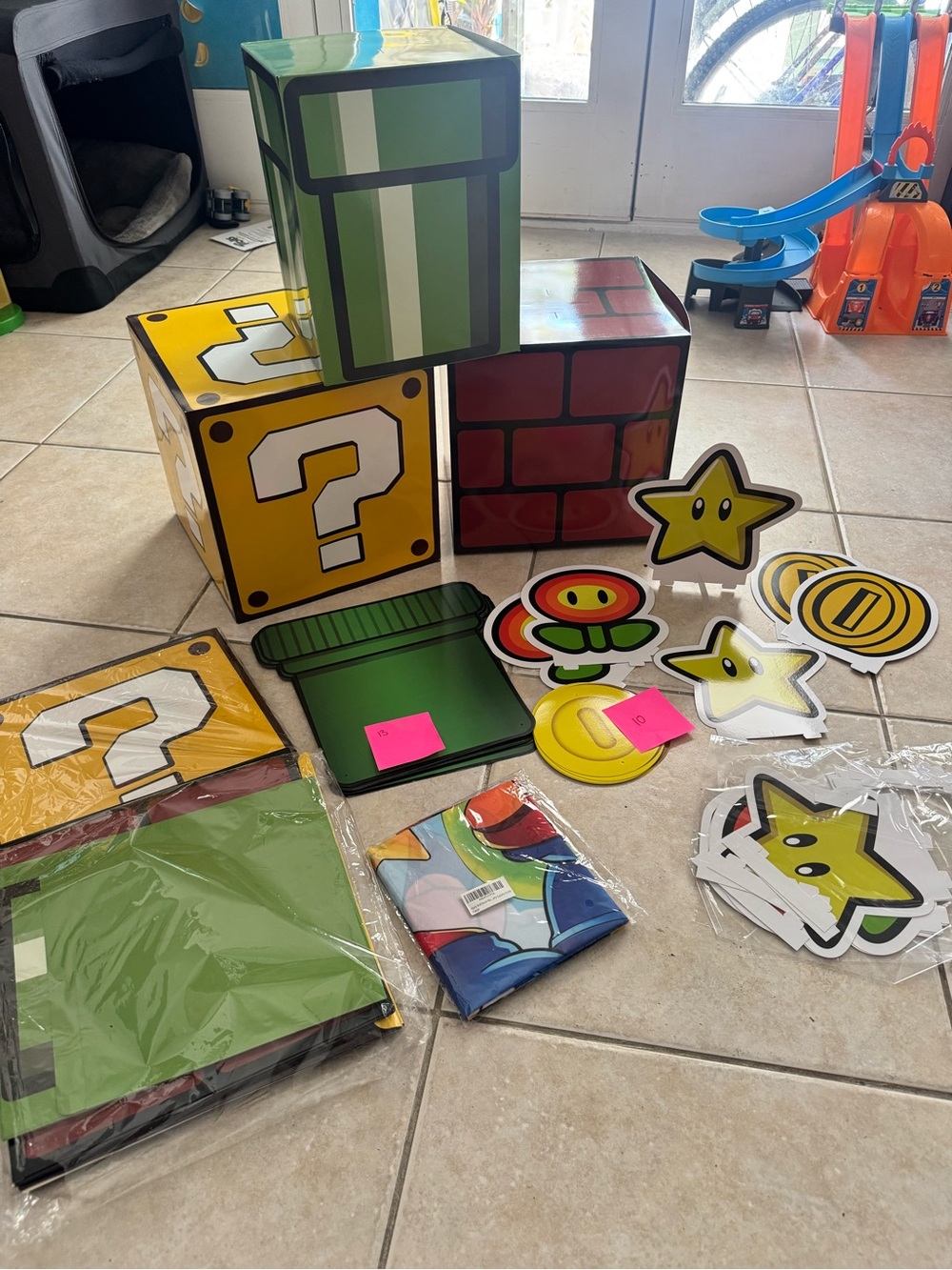 Super Mario Birthday Party Decorations- Mario Galaxy Mario Kart